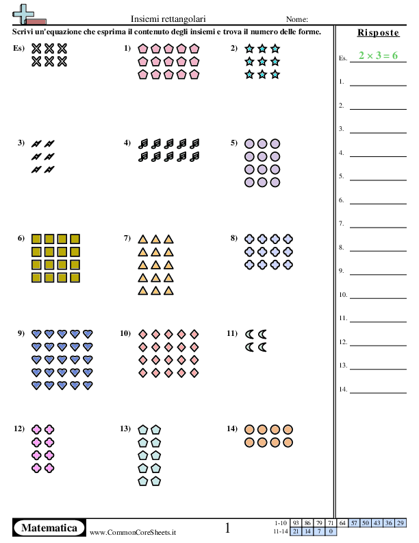 News & Updates - Insiemi Rettangolari worksheet